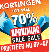 Opruiming - Kortingen tot wel 70%