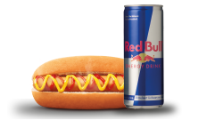 hotdog red-bull
