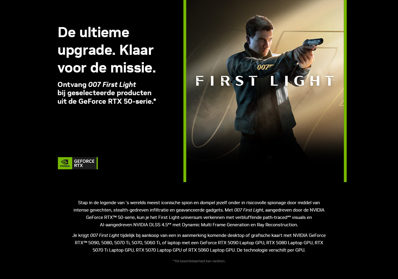NVIDIA 007 First Light Bundle