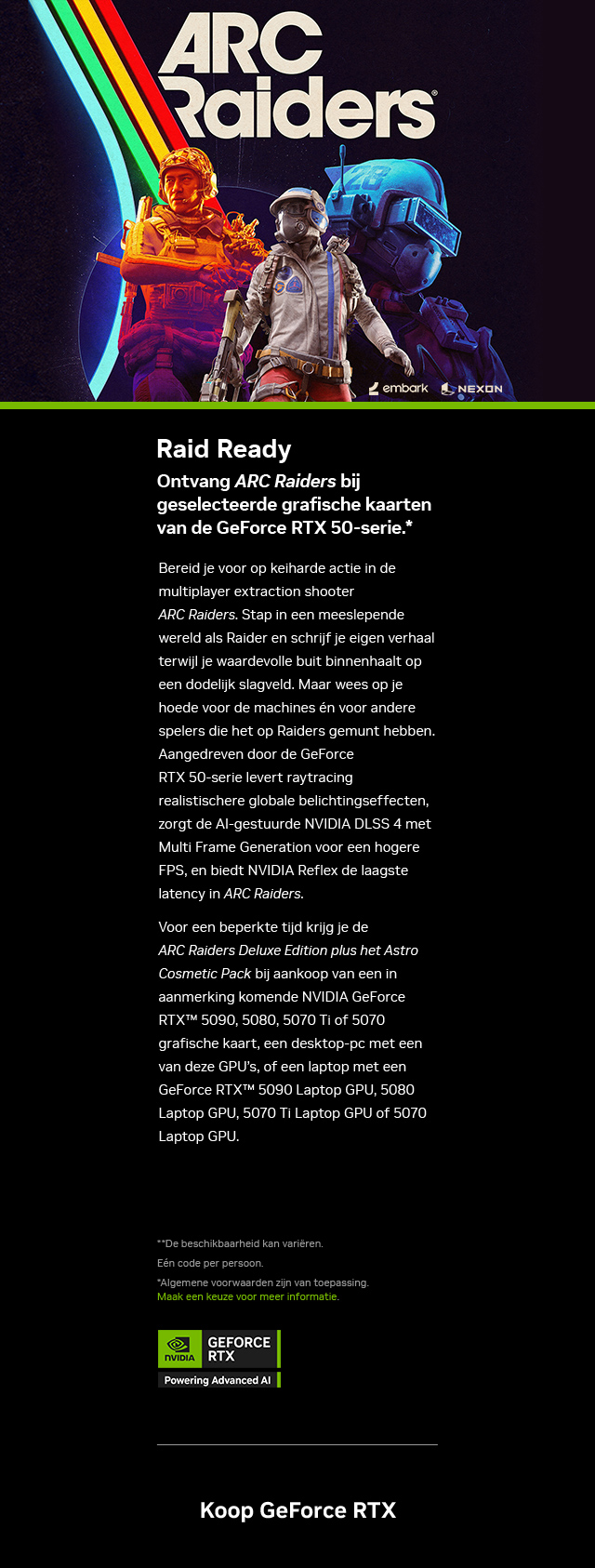 Borderlands 4 GeForce RTX promo