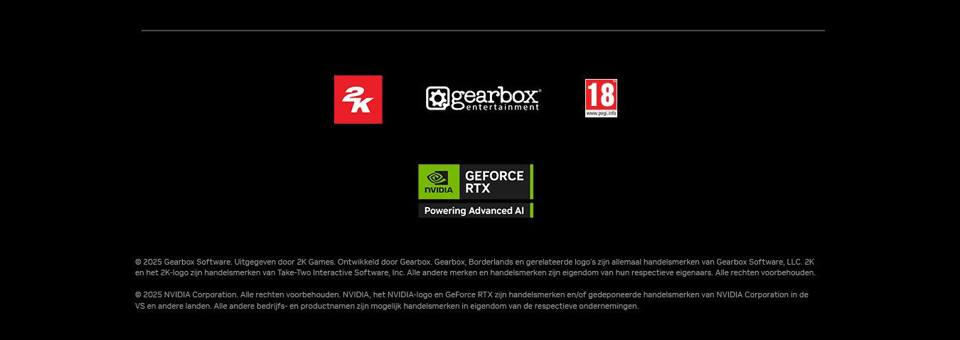 Footer Nvidia borderlands