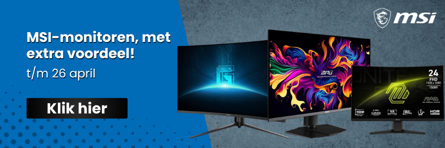 MSI-monitoren met extra voordeel!